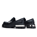 My Men's Metal Loafers - Black - Shoes - KOI Footwear - Black - Back View