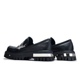 My Men's Metal Loafers - Black - Shoes - KOI Footwear - Black - Back View