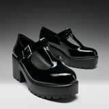 SAI Black Mary Jane Shoes 'Patent Edition'