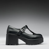 SAI Black Mary Jane Shoes 'Faux Leather Edition'