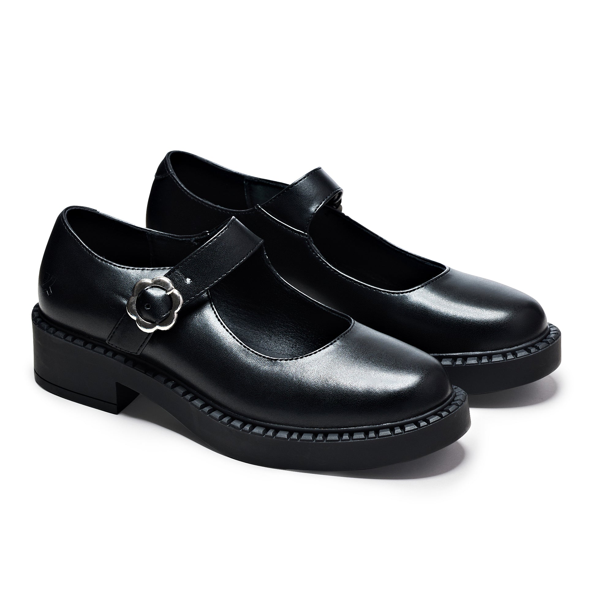 Nectar Prime Tale Mary Jane Shoes - Mary Janes - KOI Footwear - Black - Three-Quarter View