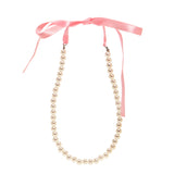 Lady Pearl Bow Necklace