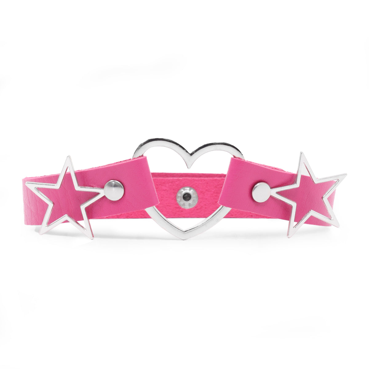 Pink Starshine Choker - Accessories - KOI Footwear - Pink - Main View