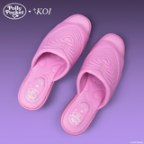 Playset Days Chunky Heeled Mules- Pink
