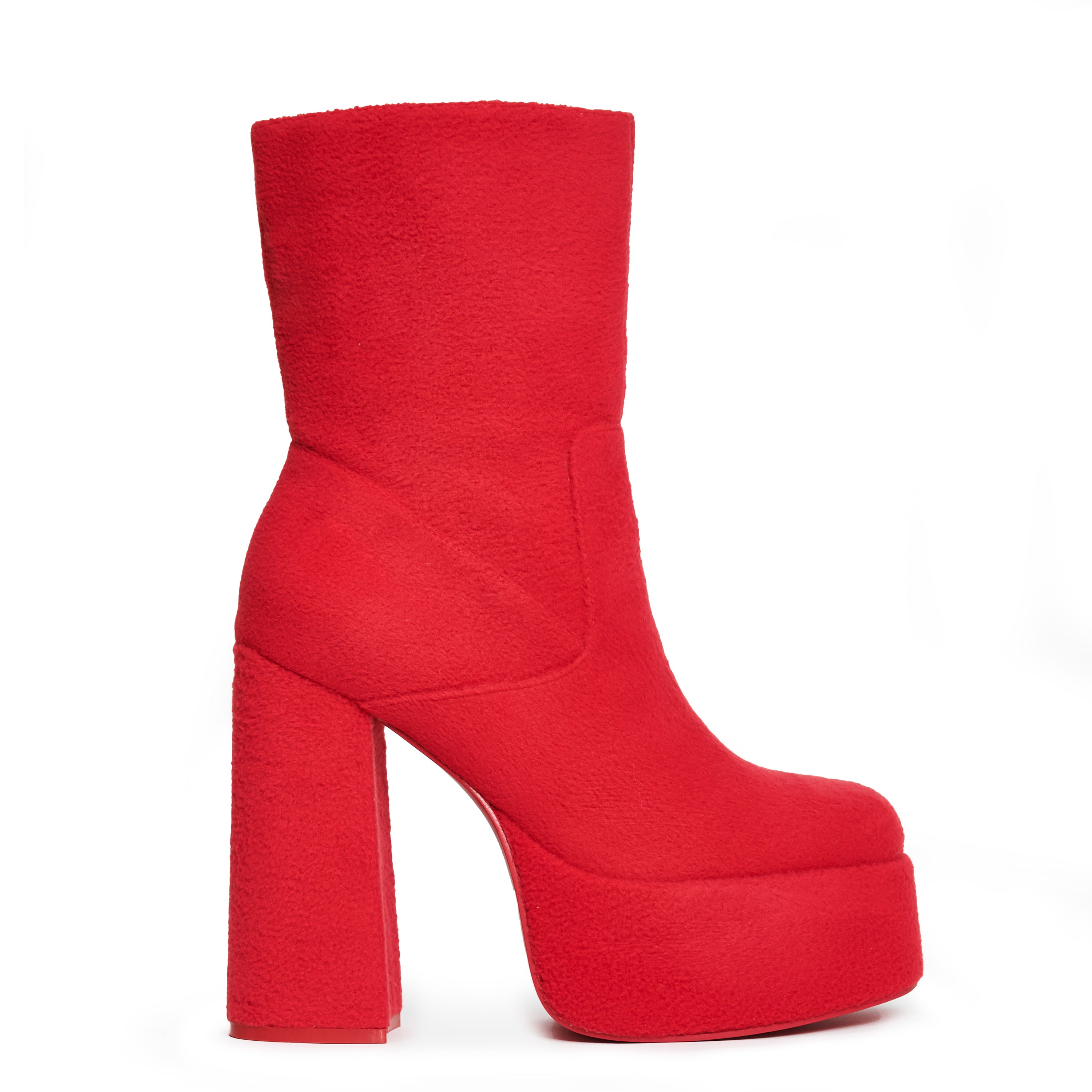 Po Fluffy Platform Boots KOI footwear