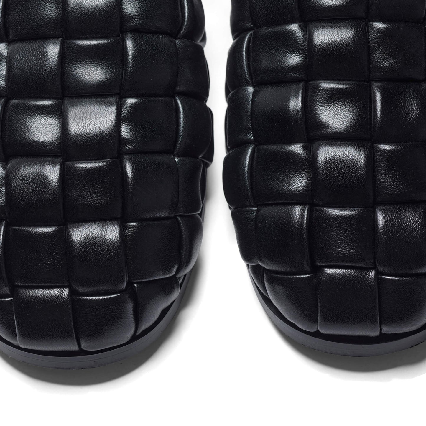 Provence Men's Weaved Slingback Sandals - KOI Footwear - Black - Top View