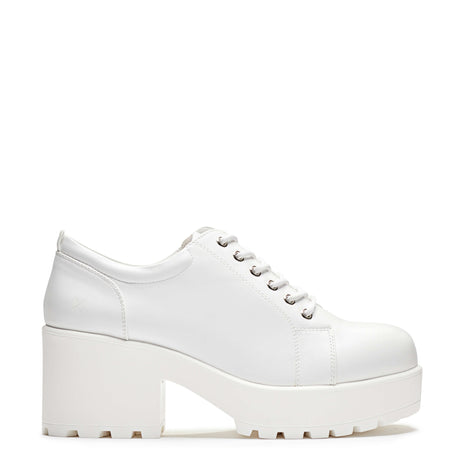 Rei Reloaded White Chunky Shoes - Shoes - KOI Footwear - White - Main View