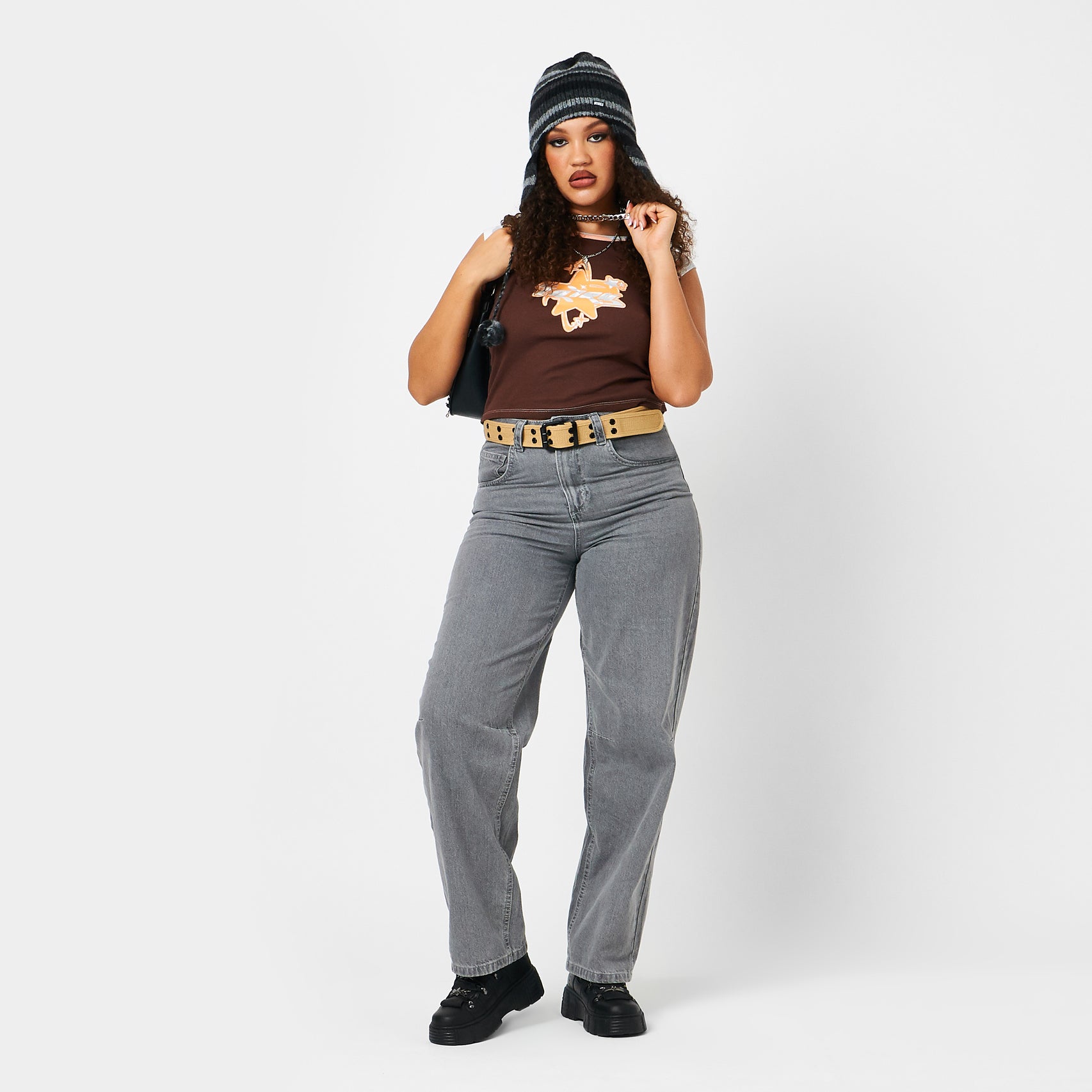 rimo core chunky black trainers