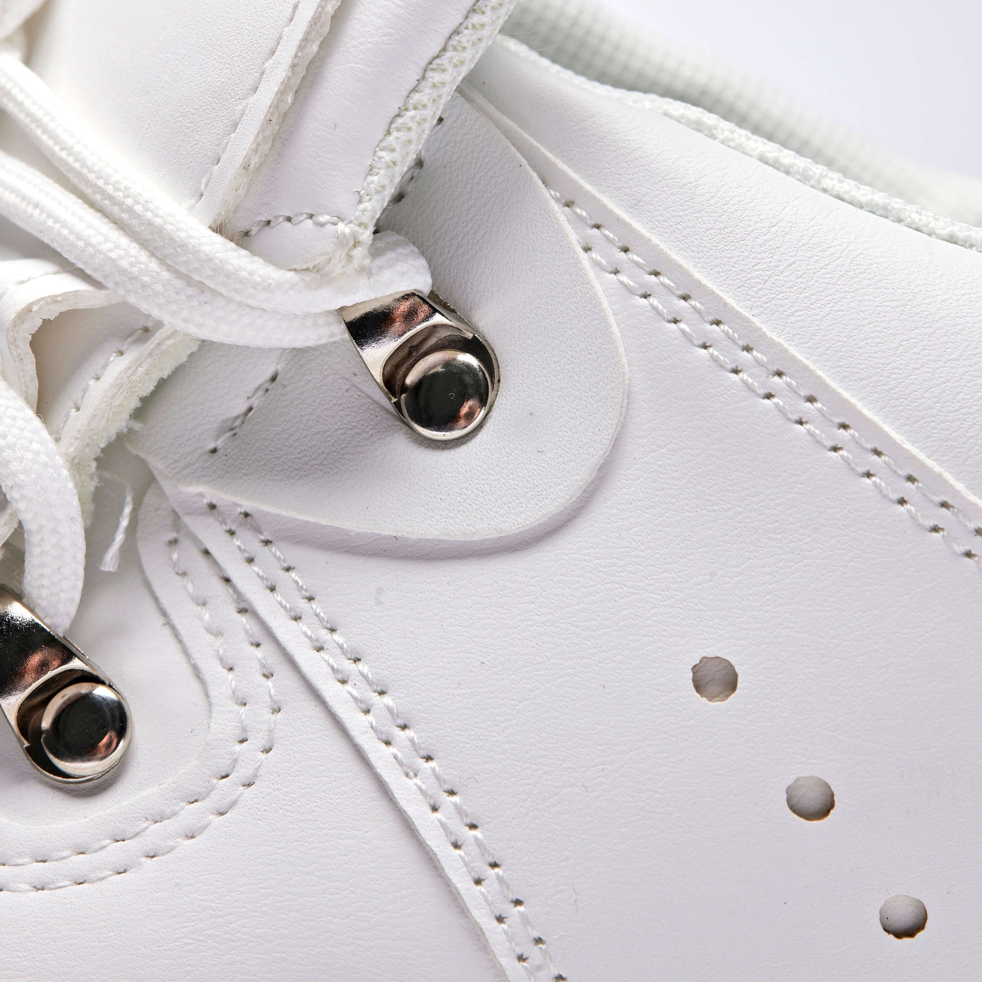 Rimo Core Chunky White Trainers - Trainers - KOI Footwear - White - Material Detail