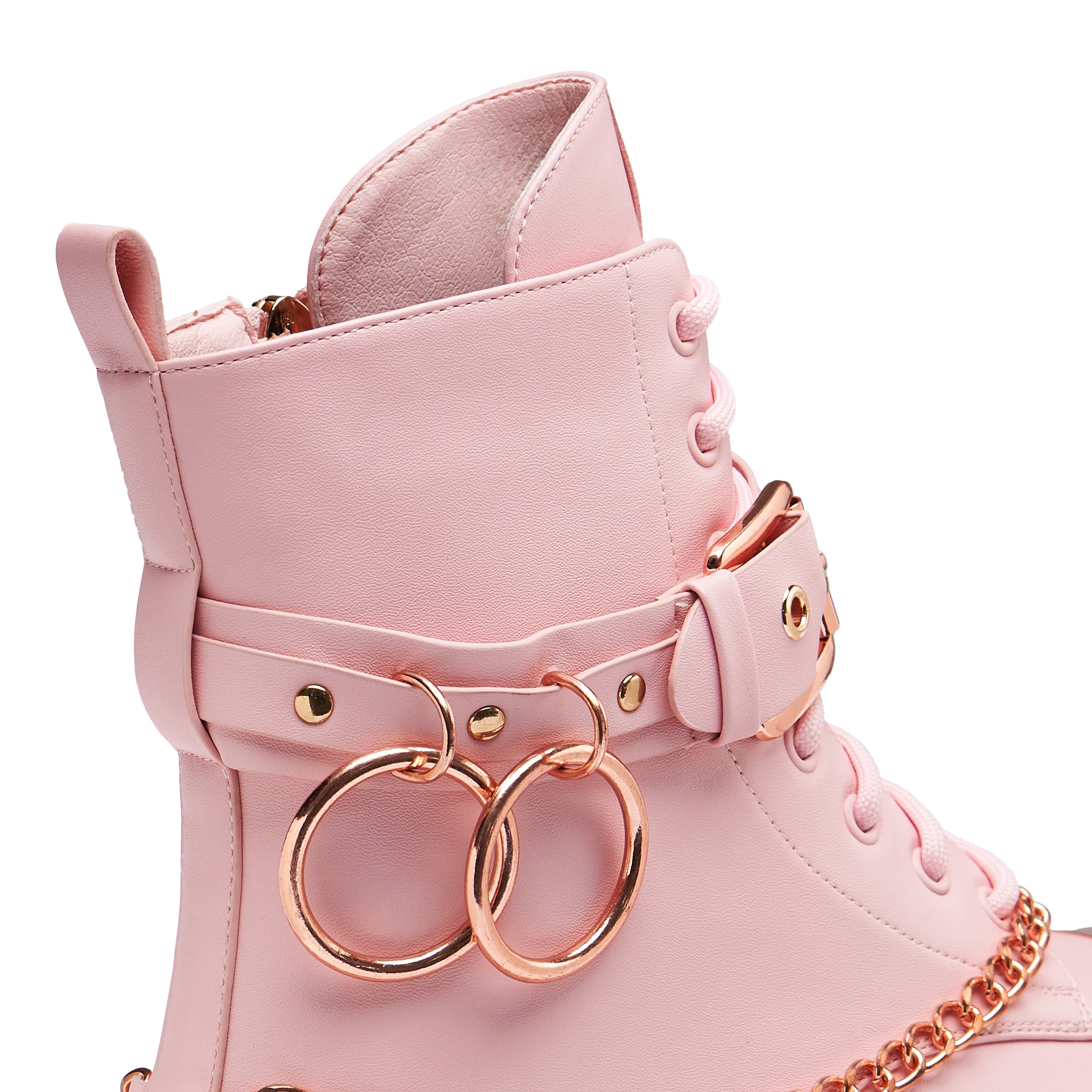 rose gold ankle boots uk