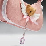Snuggle Bear Pink Shoulder Bag