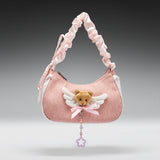 Snuggle Bear Pink Shoulder Bag