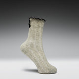 Sonnet Grey Bow Socks