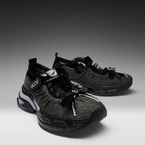 Starlet Ruffle Ballet Mary Janes- Black