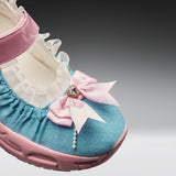Starlet Ruffle Ballet Mary Janes- Pink
