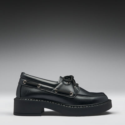 Arwen Tale Boat Shoes - Black