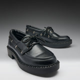 Arwen Tale Boat Shoes - Black