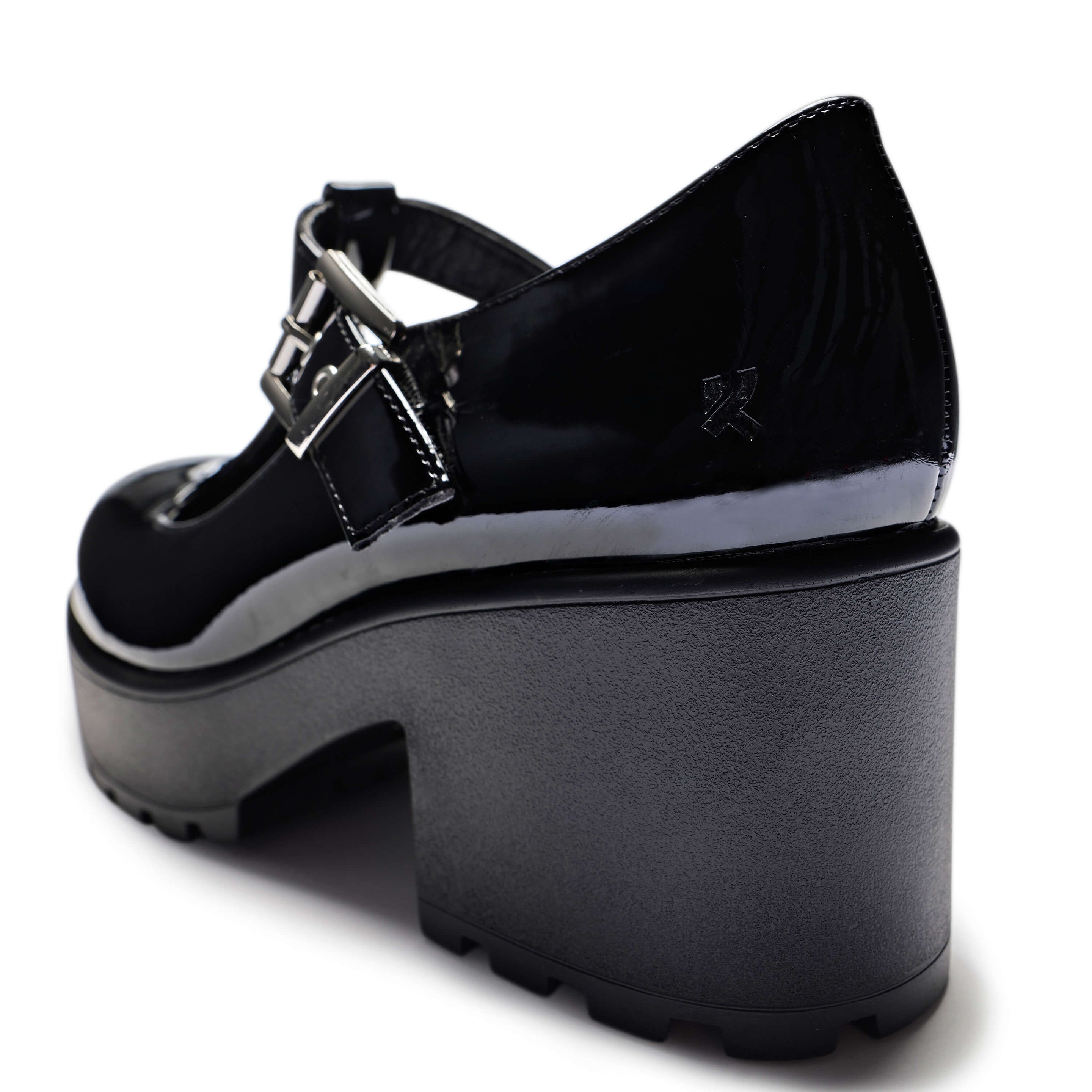 Black Patent Chunky Platform Mary Jane Shoes KOI footwear — free download