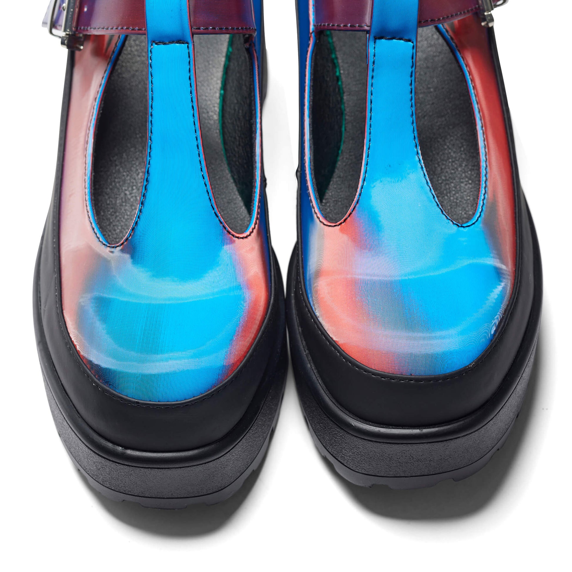 Sai Iridescent Mary Jane Shoes 'Soap Bubbles Edition' - Multi - KOI Footwear - Top View