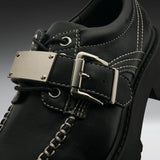 Septu Black Buckle Shoes