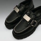 Septu Black Buckle Shoes