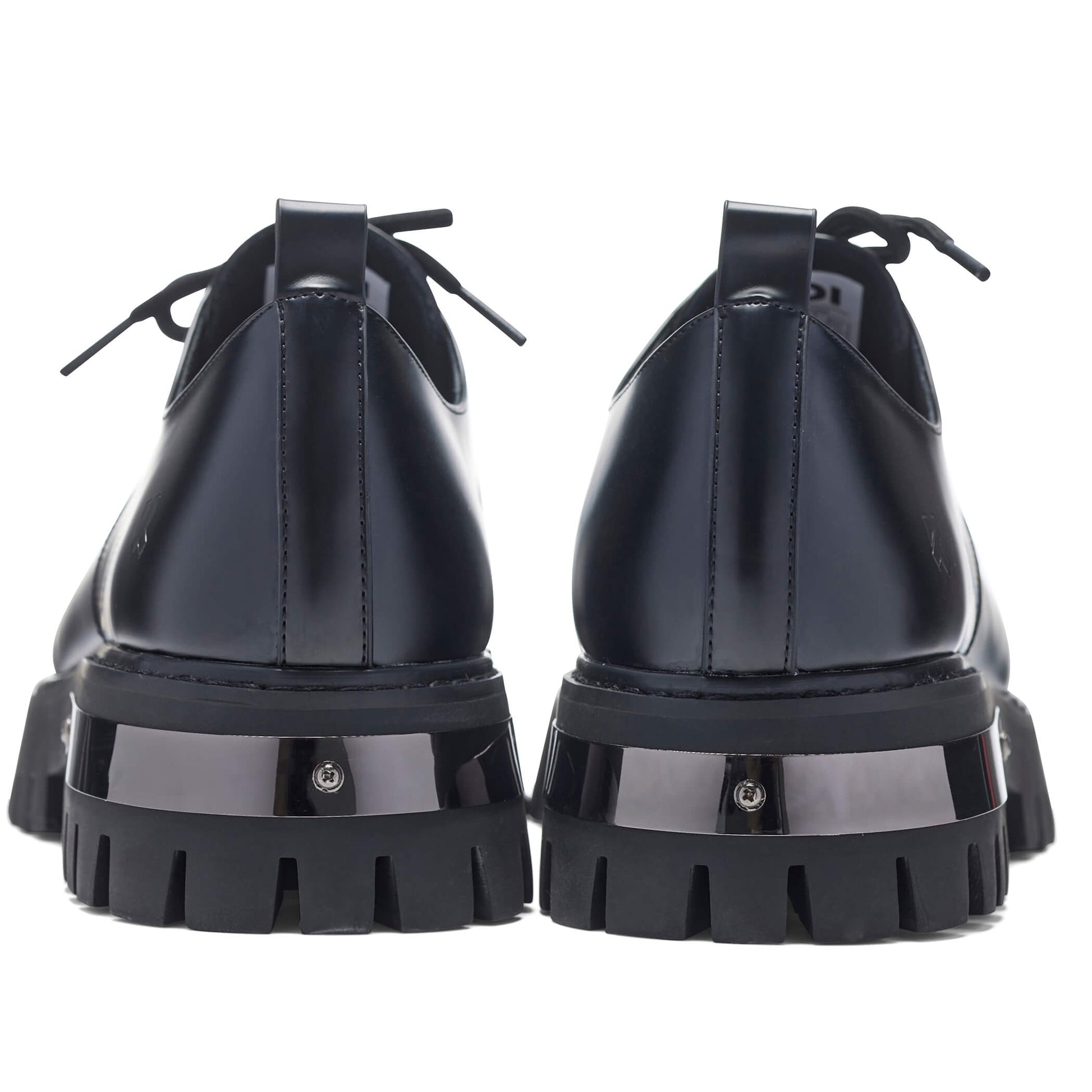 Shelob Men's Metal Toe Cap Shoes - Shoes - KOI Footwear - Black - Back View
