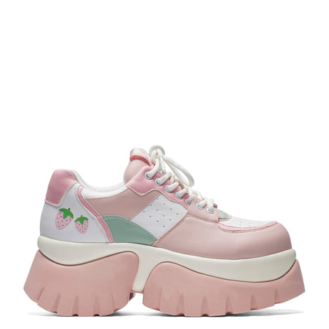 Strawberry Juice Trainers - Trainers - KOI Footwear - Pink - Main View