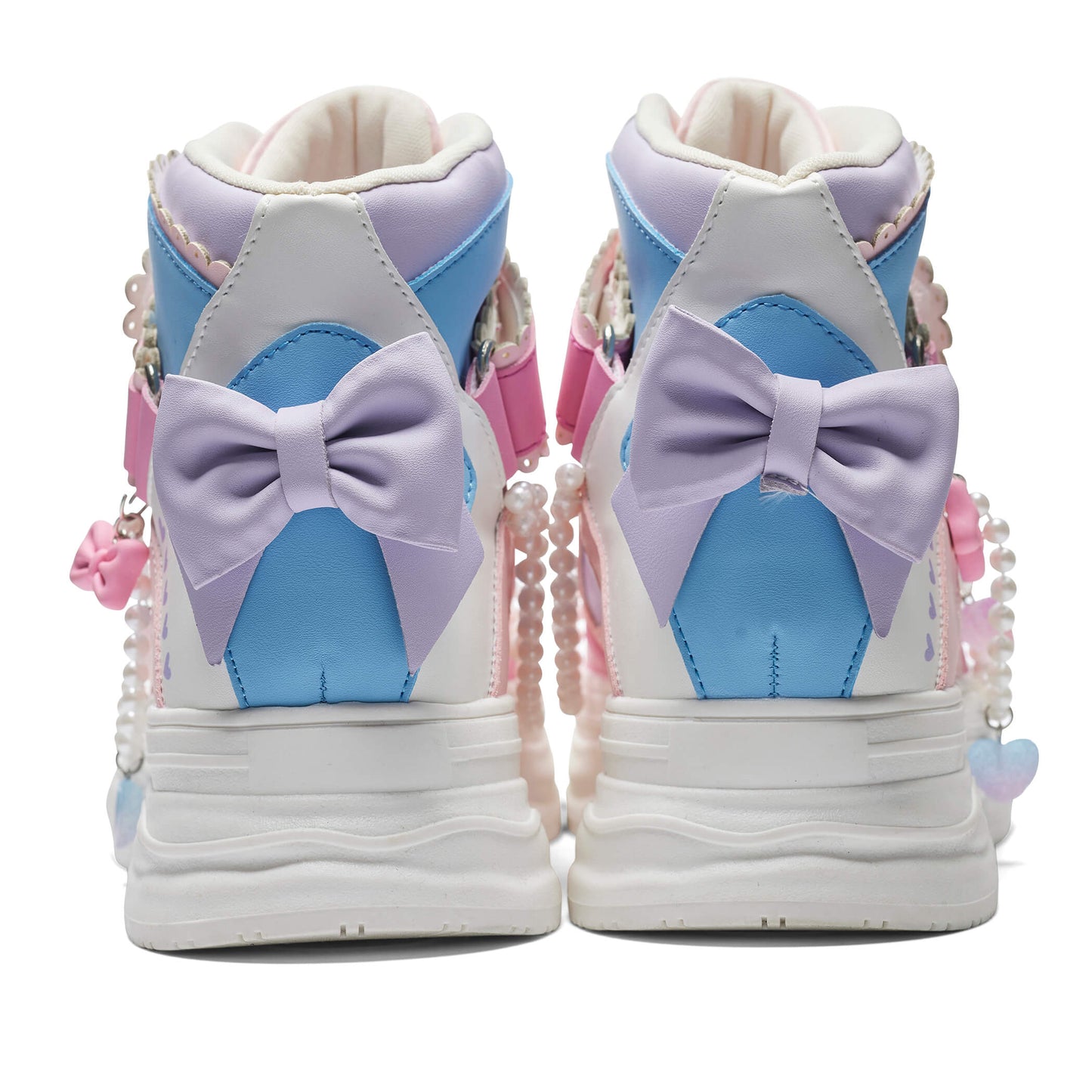 Sugar Wishes Chunky Hi Top Trainers - Pastel Multi