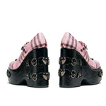 Sweet Apathy Plaid Wedge Mary Janes_6