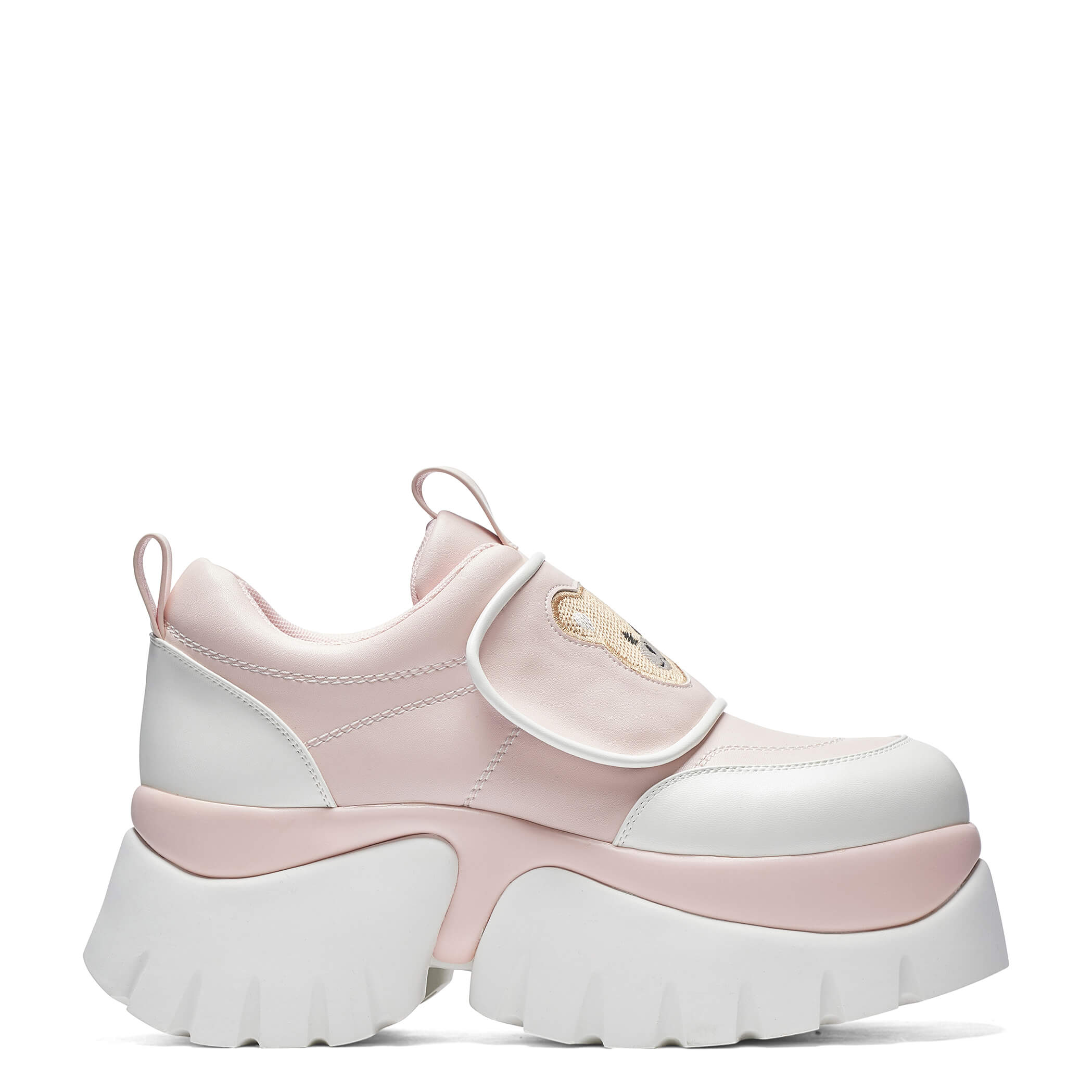 Teddy Sura Pink Vilun Platform Trainers - Trainers - KOI Footwear - Pink - Side View