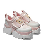 Teddy Sura Pink Vilun Platform Trainers - Trainers - KOI Footwear - Pink - Three-Quarter View