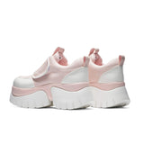 Teddy Sura Pink Vilun Platform Trainers - Trainers - KOI Footwear - Pink - Back View