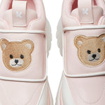 Teddy Sura Pink Vilun Platform Trainers - Trainers - KOI Footwear - Pink - Top Detail