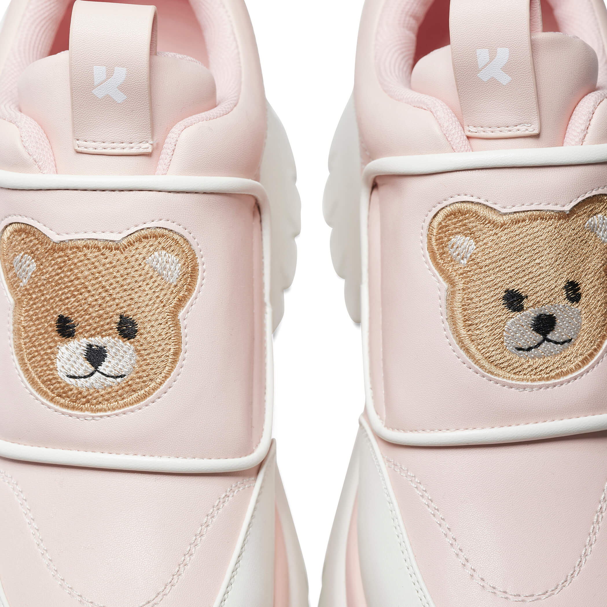 Teddy Sura Pink Vilun Platform Trainers - Trainers - KOI Footwear - Pink - Top Detail
