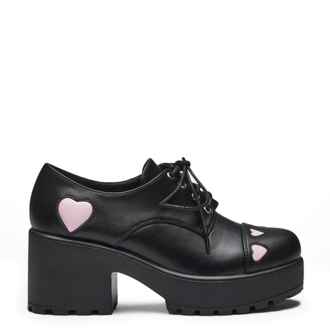 Tennin Heart Shoes - Shoes - KOI Footwear - Black - Main View