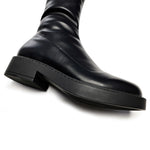 The Commander Plus Size Thigh High Boots - Long Boots - KOI Footwear - Black - Sole View