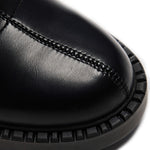 The Commander Plus Size Thigh High Boots - Long Boots - KOI Footwear - Black - Front Detail