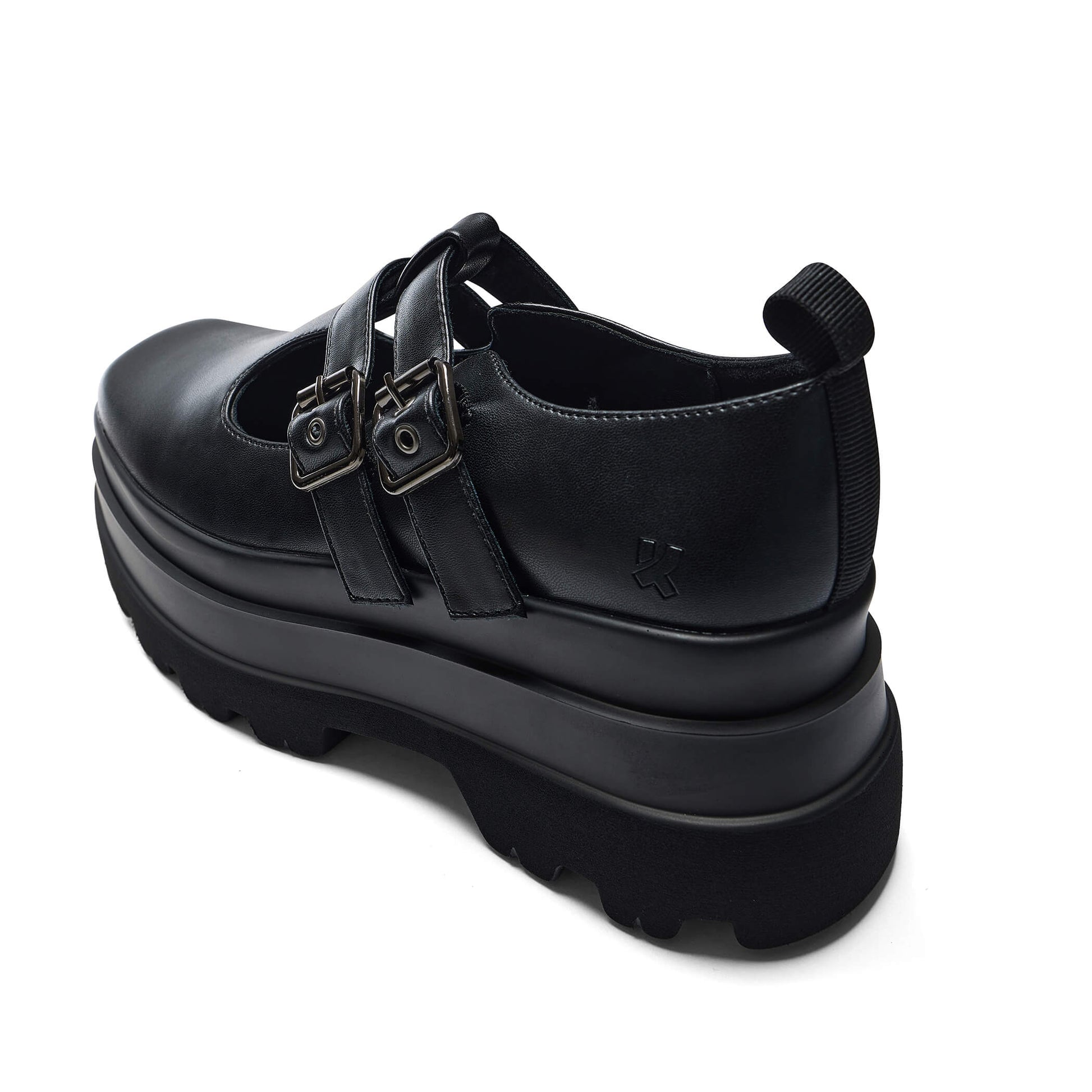 The Conquest Trident Mary Janes - Shoes - KOI Footwear - Black - Back Detail