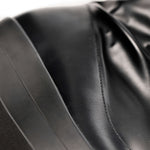 The Elevation Plus Size Thigh High Boots - Long Boots - KOI Footwear - Black - Material Detail