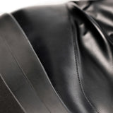 The Elevation Plus Size Thigh High Boots - Long Boots - KOI Footwear - Black - Material Detail