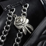 The Summoner Mystic Charm Chunky Slip Ons - Black - Shoes - KOI Footwear - Black - Detail