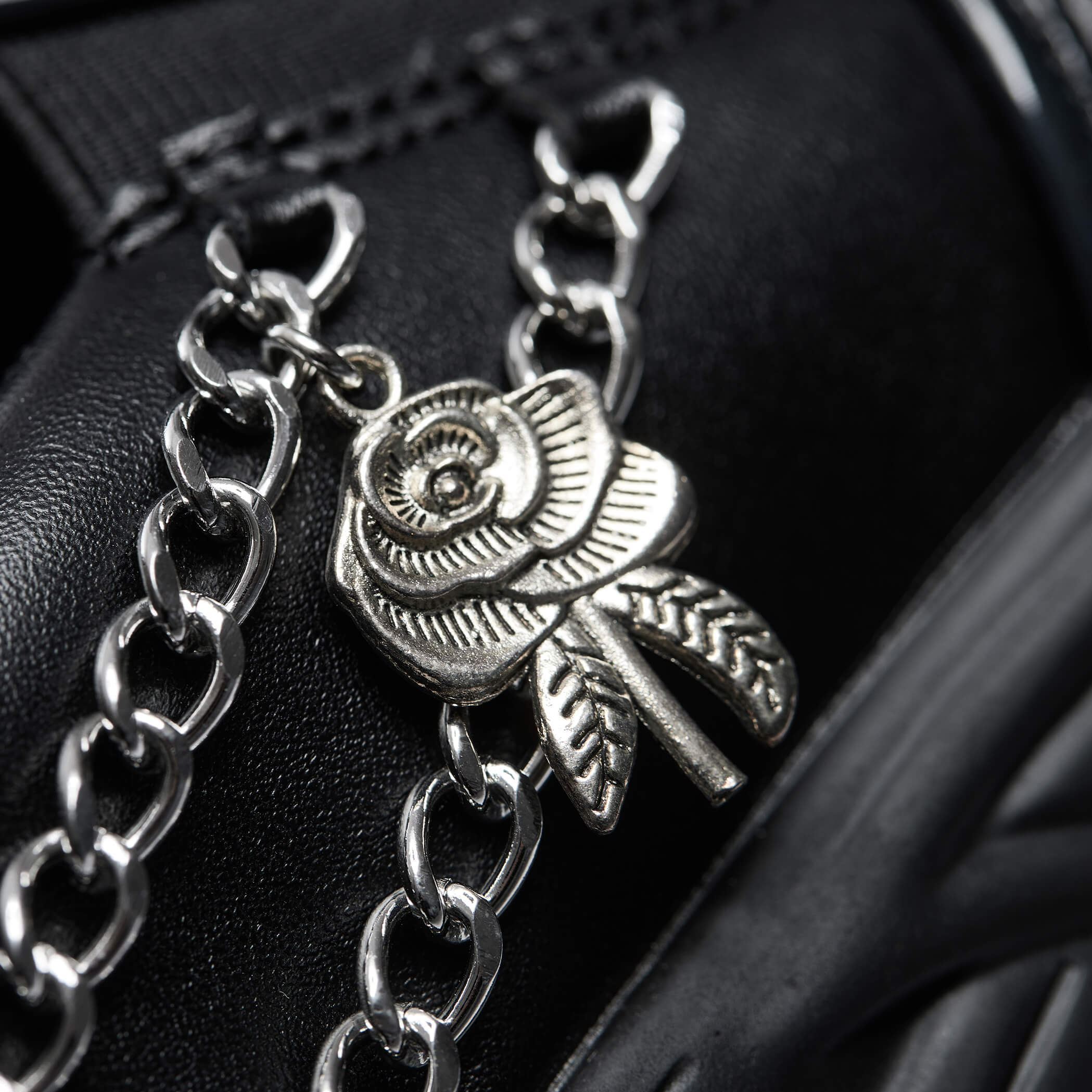 The Summoner Mystic Charm Chunky Slip Ons - Black - Shoes - KOI Footwear - Black - Detail