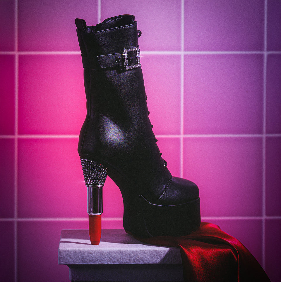 Lipstick Confession Ankle Boots