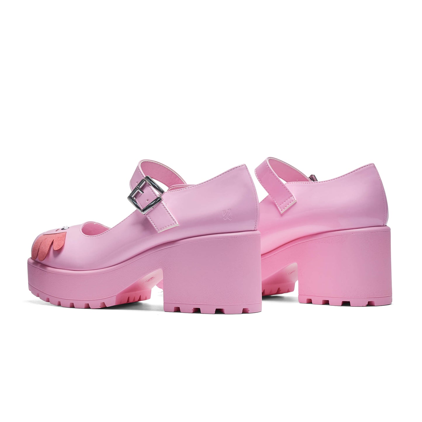 Tira Mary Jane Shoes 'Aztec Axolotl Edition' - Mary Janes - KOI Footwear - Pink - Back View