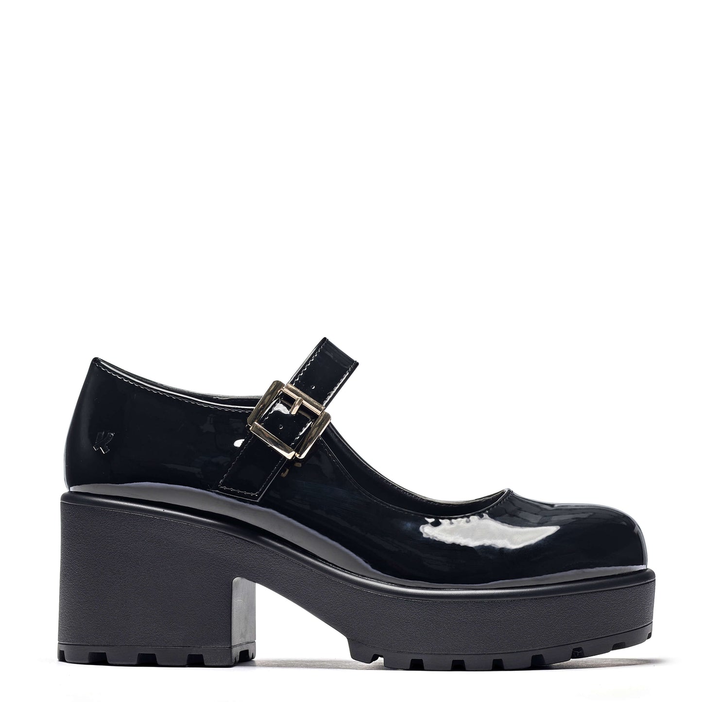 TIRA Black Mary Jane Shoes 'Patent Edition' - Mary Janes - KOI Footwear - Black Patent - Main View
