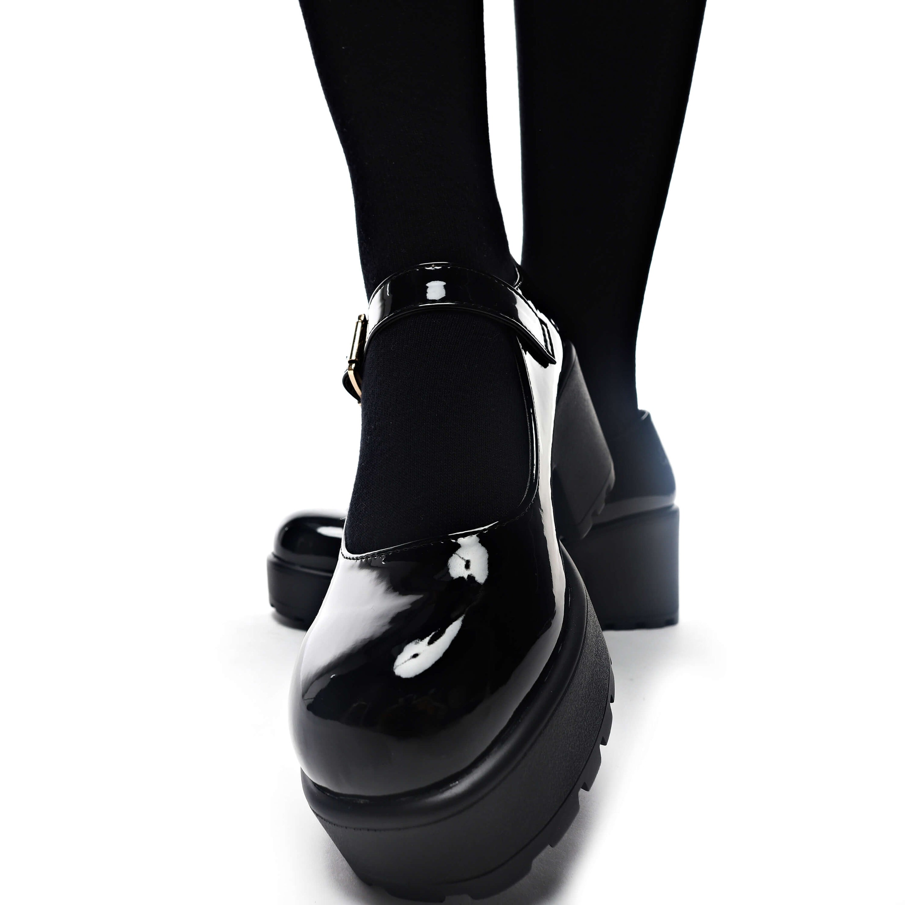 Matte Mary Jane Platform Shoes main image 0