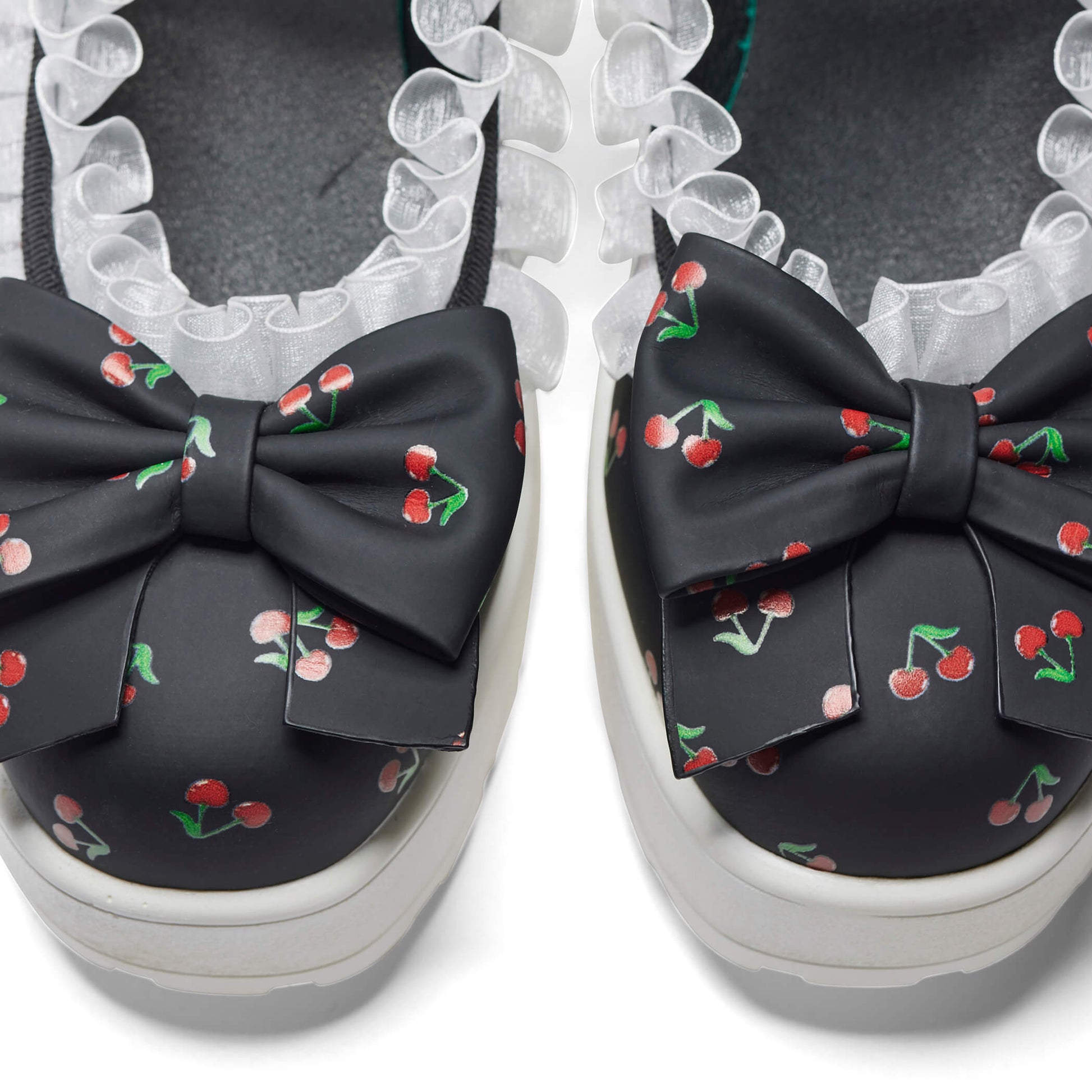 Tira Mary Janes Shoes 'Black Cherry Bakewell Edition' - Mary Janes - KOI Footwear - Black - Front Detail