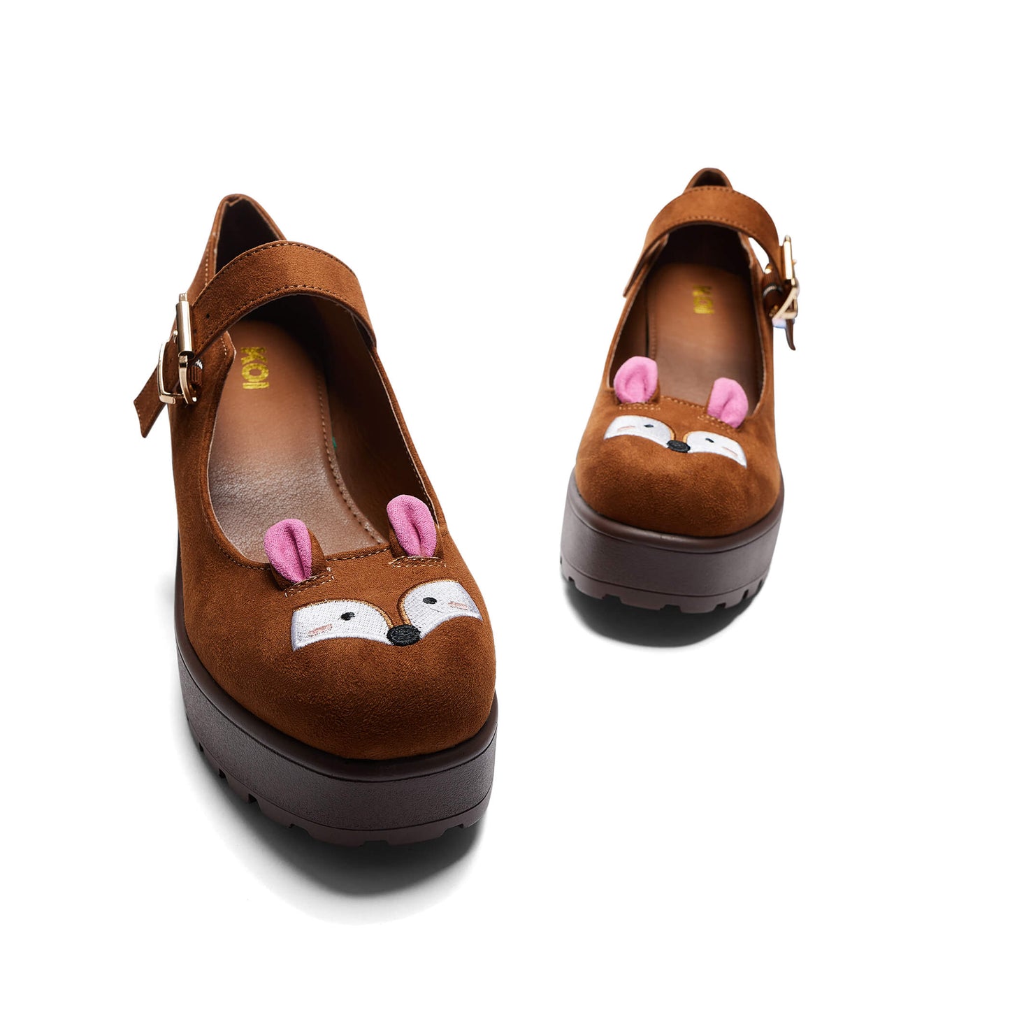Tira Mary Janes 'Basil Foxy Edition' - Mary Janes - KOI Footwear - Orange - Front Detail