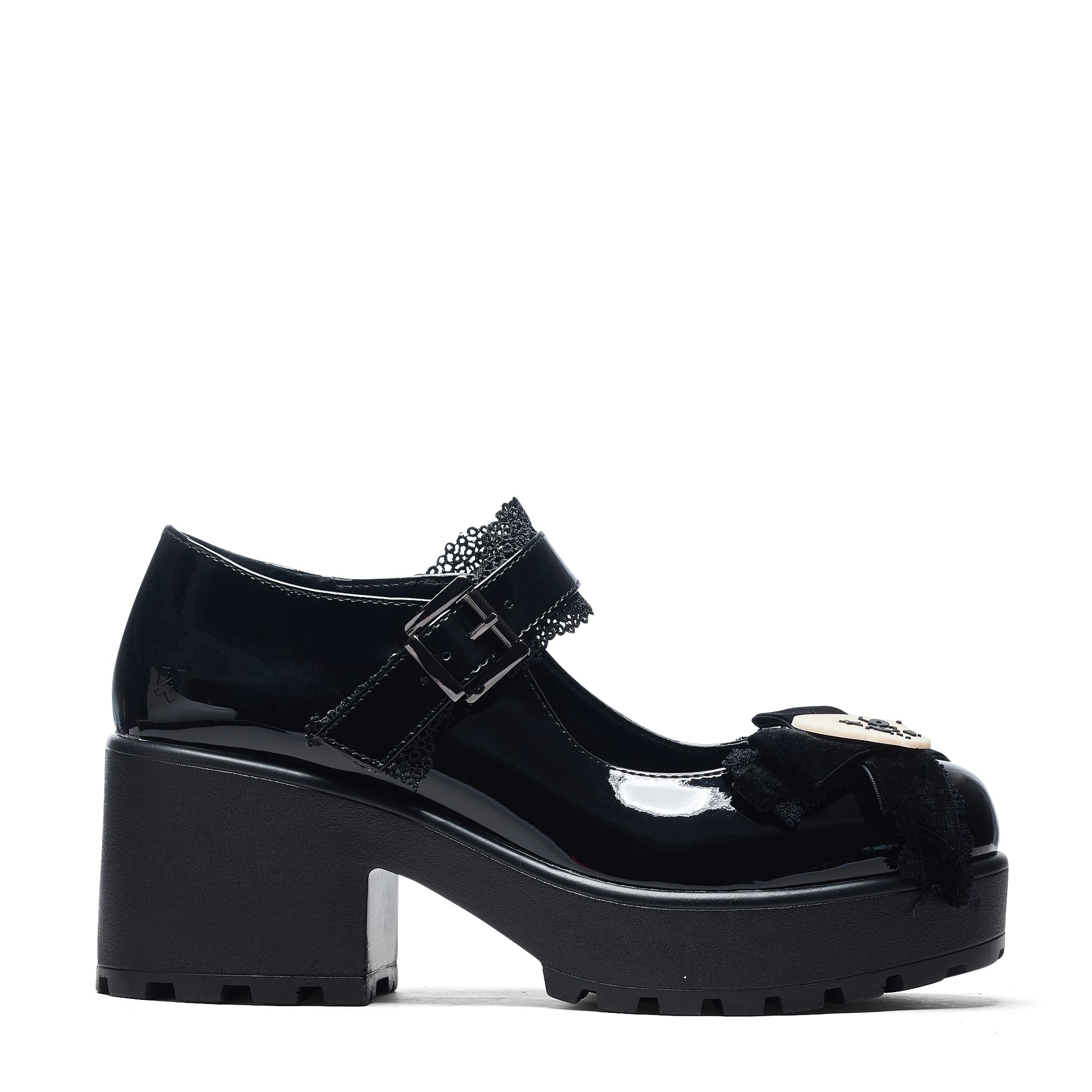 Tira Gothic Mary Janes 'Witch Baby Edition' - Mary Janes - KOI Footwear - Black - Side View