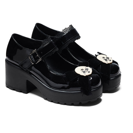 Tira Gothic Mary Janes 'Witch Baby Edition' - Mary Janes - KOI Footwear - Black - Main View